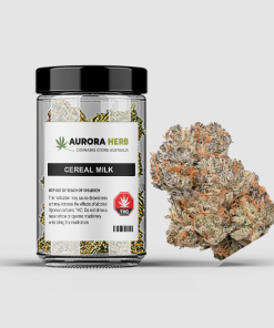 Cereal milk strain - cannabis flower in a jar